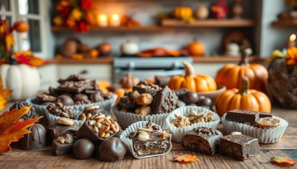 pumpkin spice chocolates