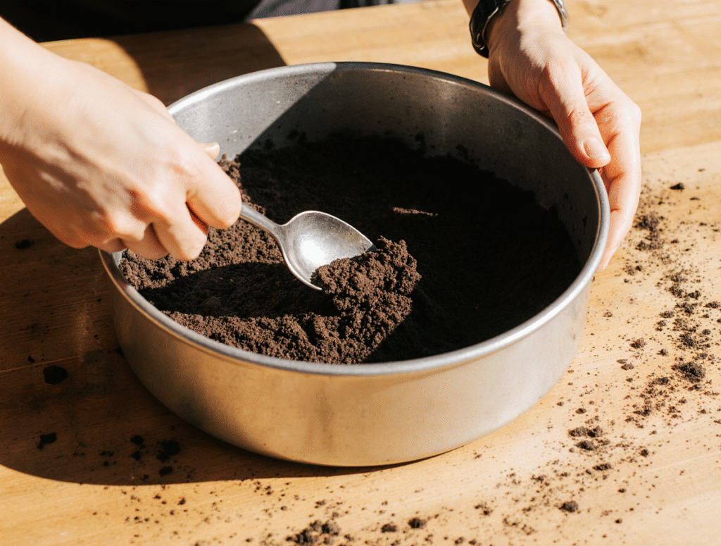oreo crust cheesecake