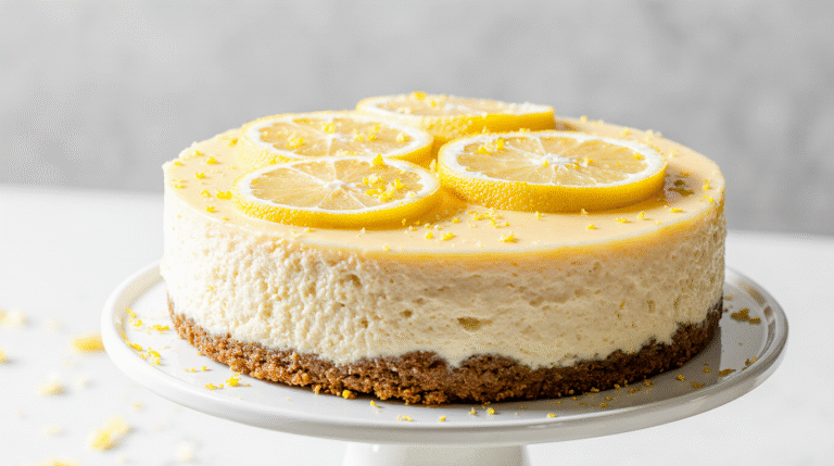 lemon cheesecake recipe
