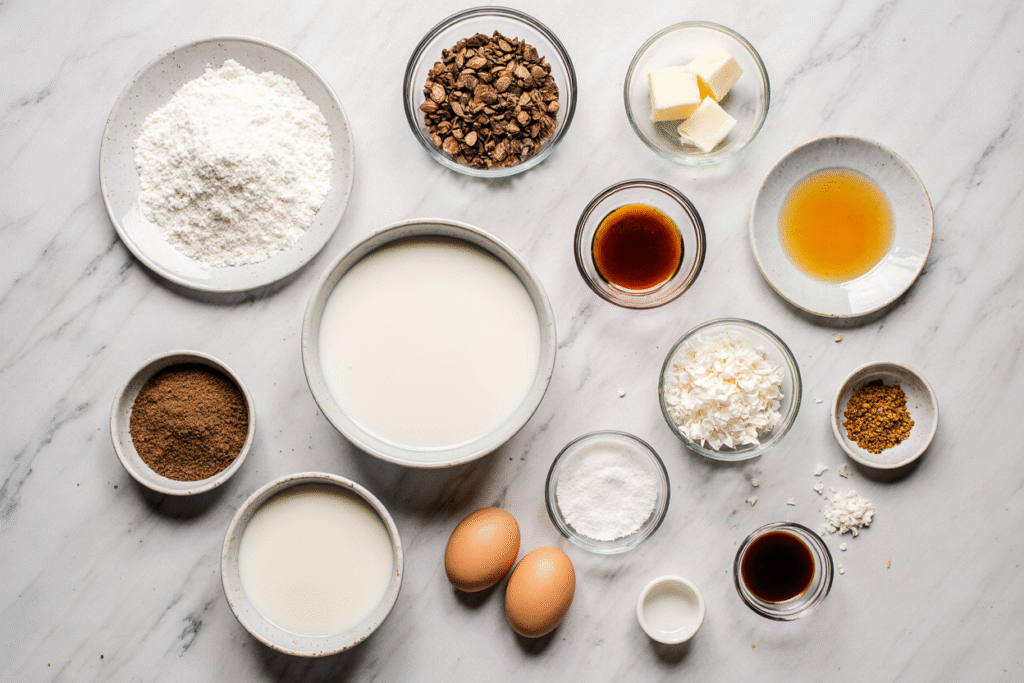  This is the foundation of your cake's structure. If you’re looking for a gluten-free alternative, consider using almond or coconut flour